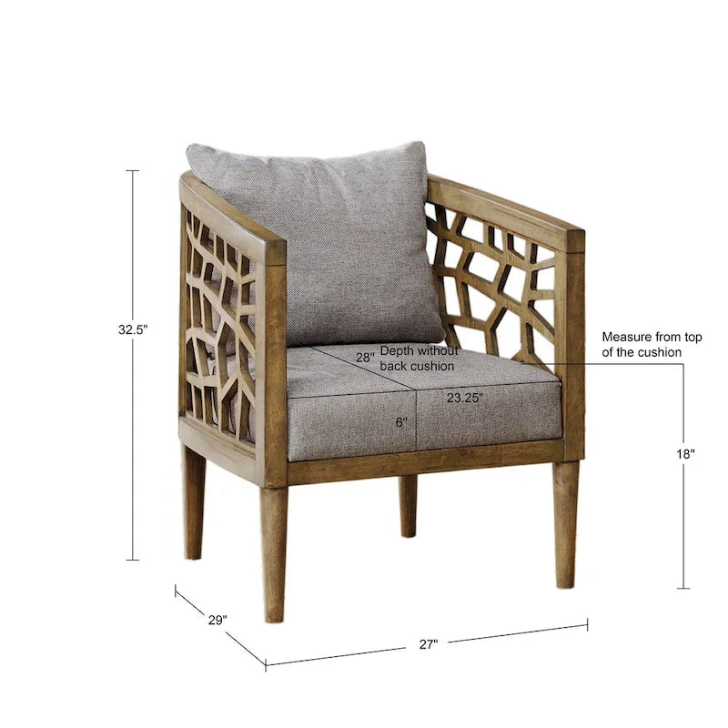 Fauteuil Craquelé