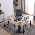 Bureau de jeu d'angle en L, MDF 7121