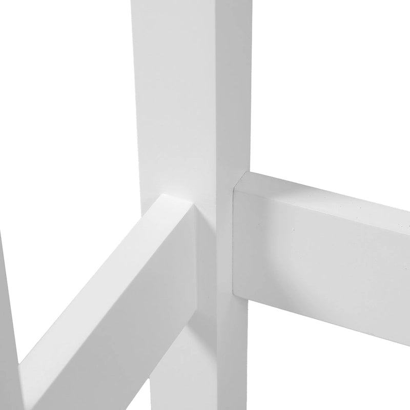 Meuble de rangement de salle de bain blanc en MDF style ferme à placer au-dessus des toilettes