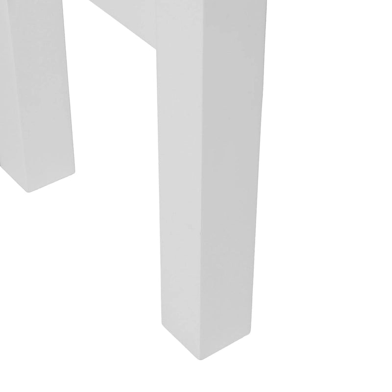 Meuble de rangement de salle de bain blanc en MDF style ferme à placer au-dessus des toilettes