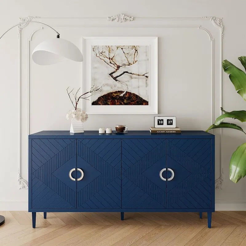 59 Meuble d'entrée 4 portes, moderne et pratique