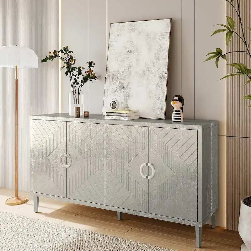 59 Meuble d'entrée 4 portes, moderne et pratique