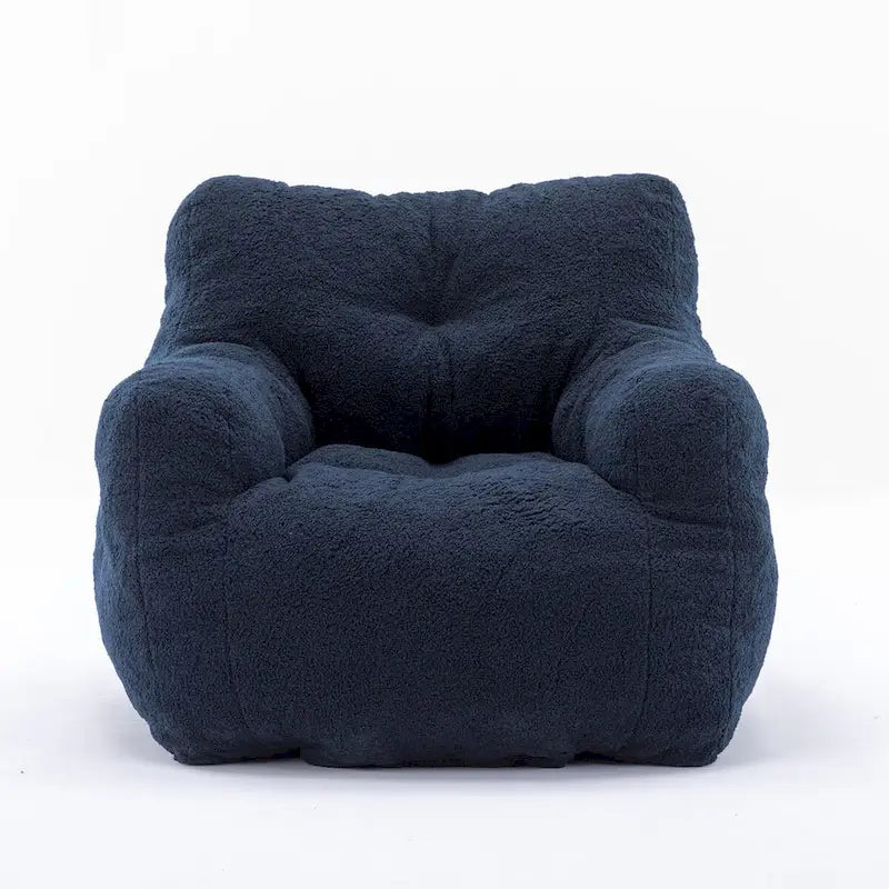 Fauteuil poire en fausse fourrure, canapé de sol pour salon, canapé paresseux de chambre à coucher