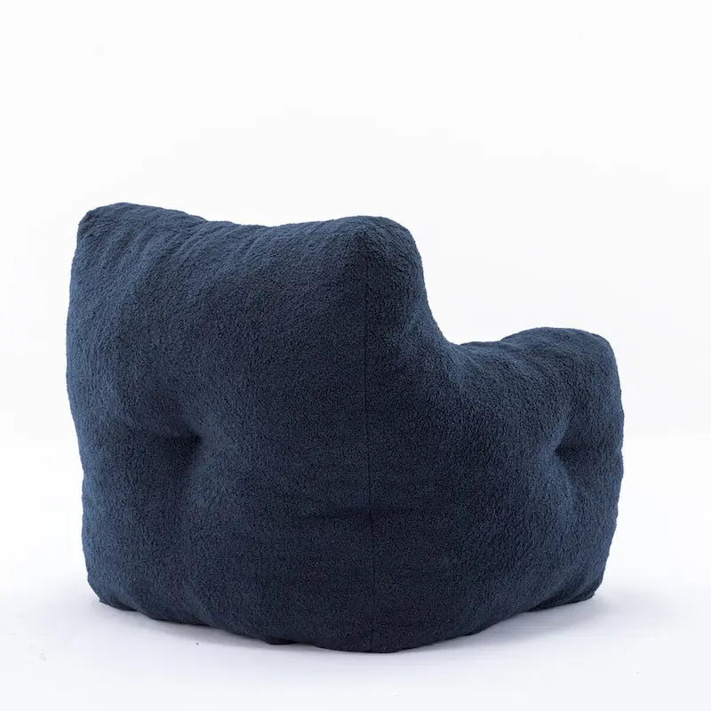 Fauteuil poire en fausse fourrure, canapé de sol pour salon, canapé paresseux de chambre à coucher