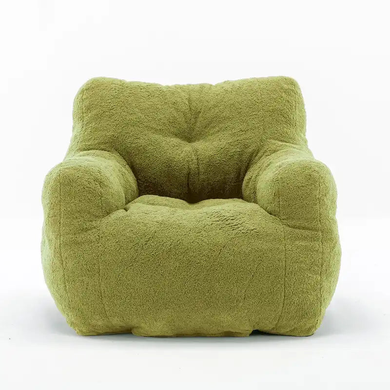 Fauteuil poire en fausse fourrure, canapé de sol pour salon, canapé paresseux de chambre à coucher