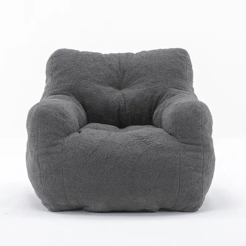 Fauteuil poire en fausse fourrure, canapé de sol pour salon, canapé paresseux de chambre à coucher