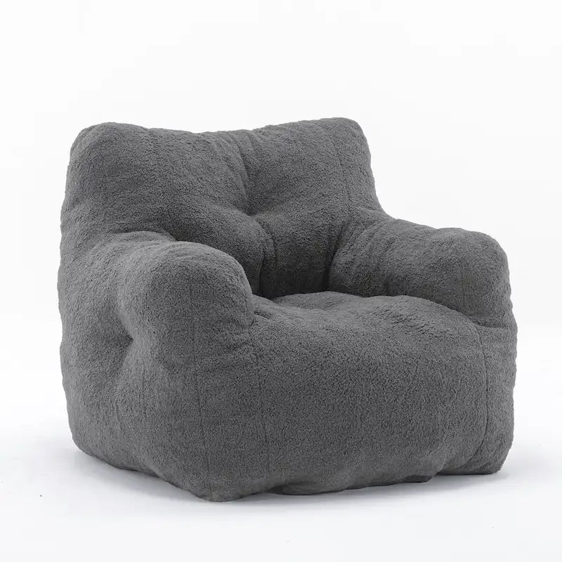 Fauteuil poire en fausse fourrure, canapé de sol pour salon, canapé paresseux de chambre à coucher