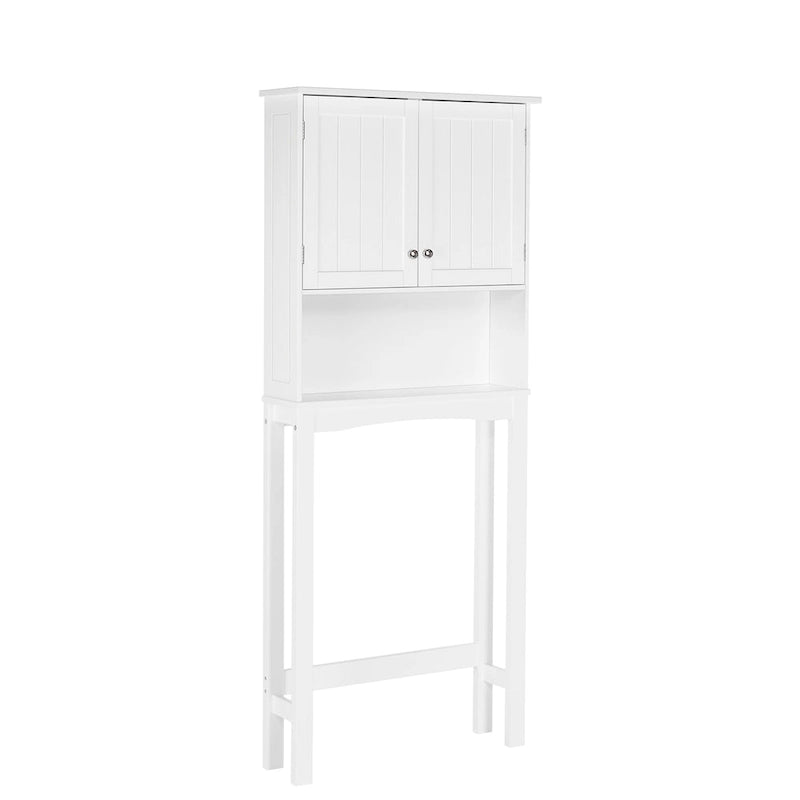 Armoire de toilette murale peu encombrante avec étagère réglable à installer au-dessus des toilettes