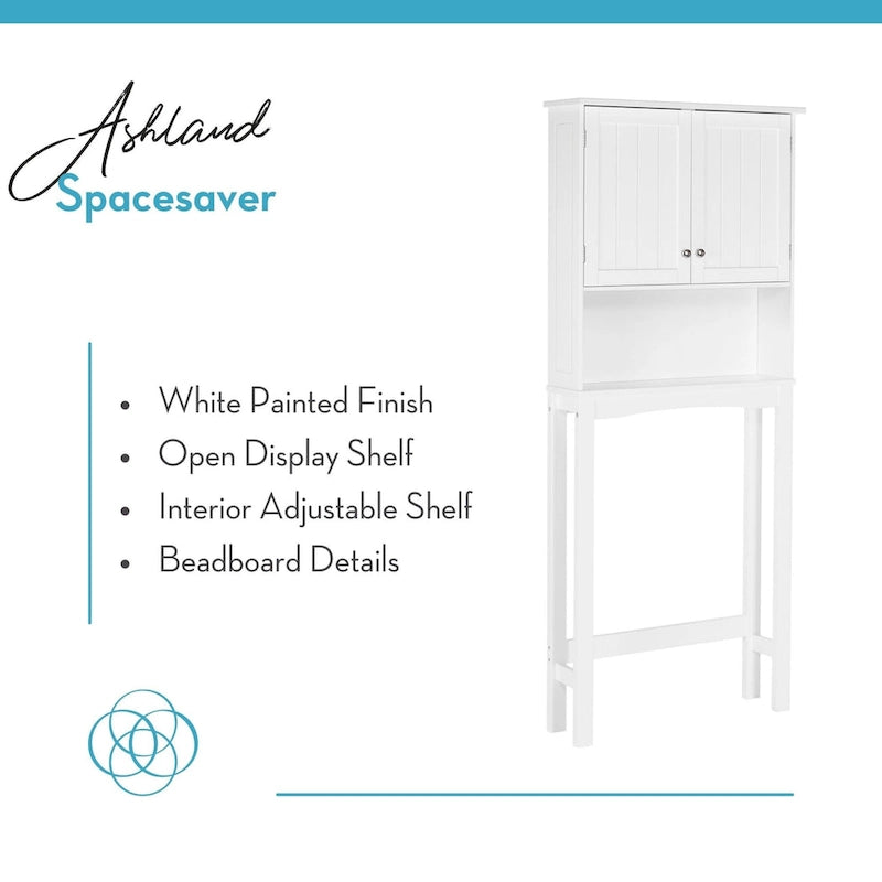 Armoire de toilette murale peu encombrante avec étagère réglable à installer au-dessus des toilettes