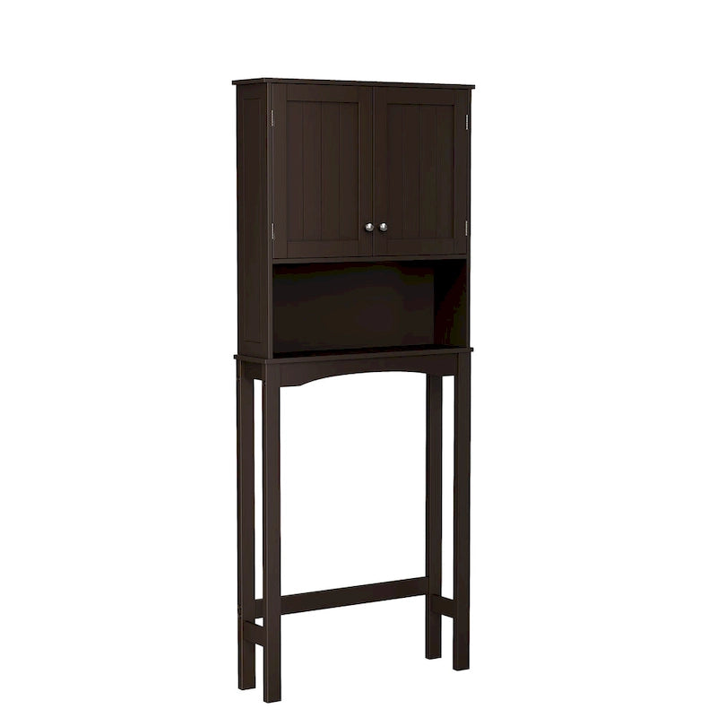 Armoire de toilette murale peu encombrante avec étagère réglable à installer au-dessus des toilettes