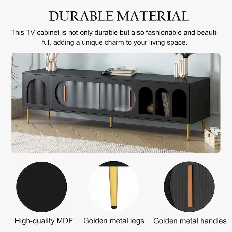 Modern TV Stand for 70 Inch TV for Living Room
