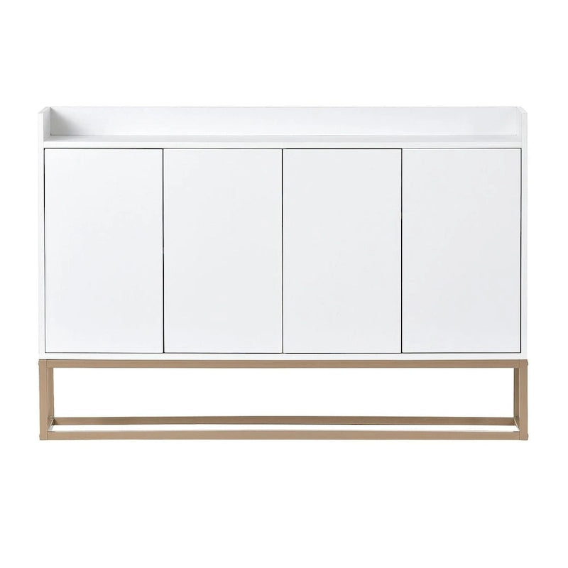 47.2 Buffet moderne 4 portes avec piètement en métal