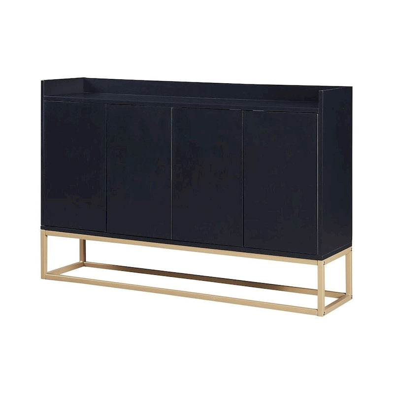 47.2 Buffet moderne 4 portes avec piètement en métal