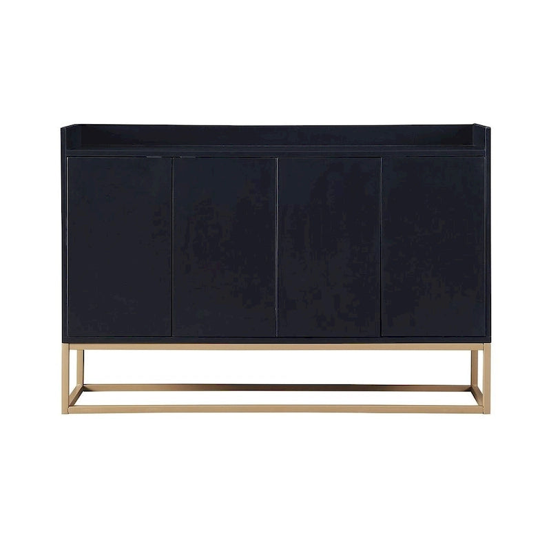 47.2 Buffet moderne 4 portes avec piètement en métal