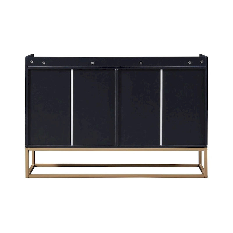 47.2 Buffet moderne 4 portes avec piètement en métal