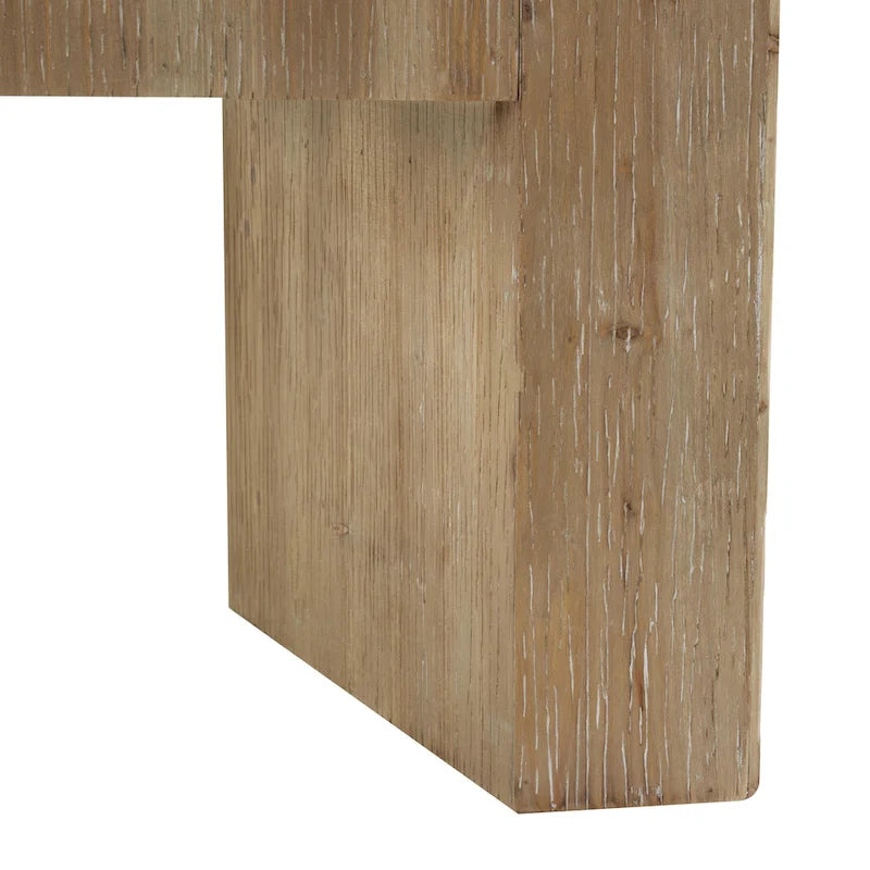 Meuble de Rangement en Bois, Buffet 2 Portes et 3 Tiroirs avec Grain de Bois Naturel - Marron